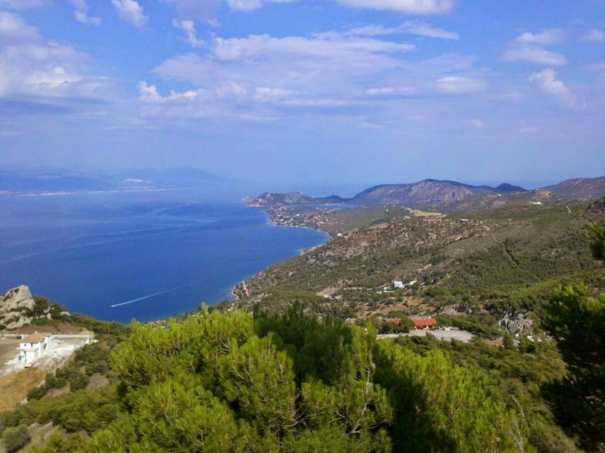 Beautiful House By The Sea,Loutraki Skaloma. Villa Kültér fotó